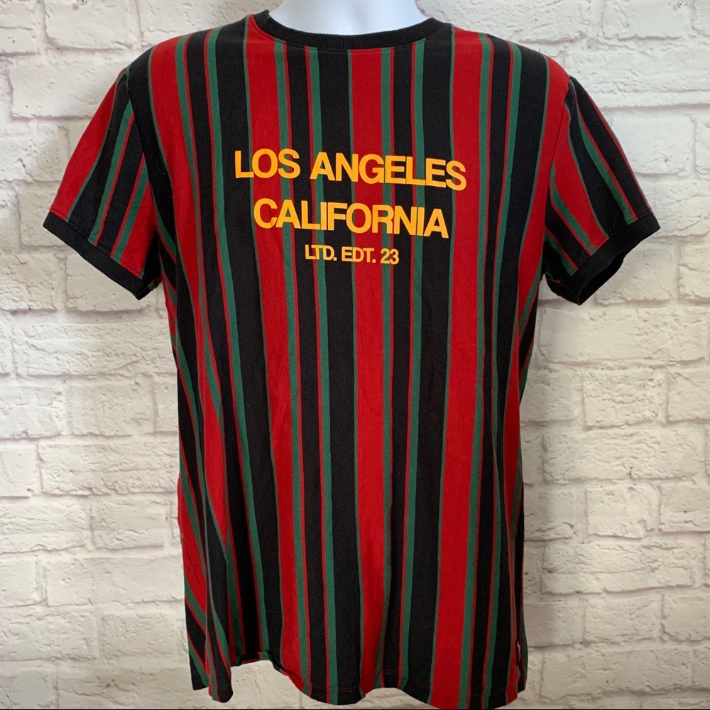 Vox Populi Vertical Striped Tee size L